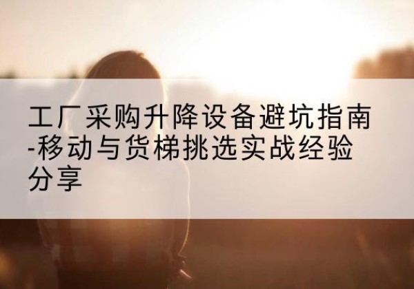让胡路移动式升降机怎么选-工厂采购升降设备避坑指南-移动与货梯挑选实战经验分享